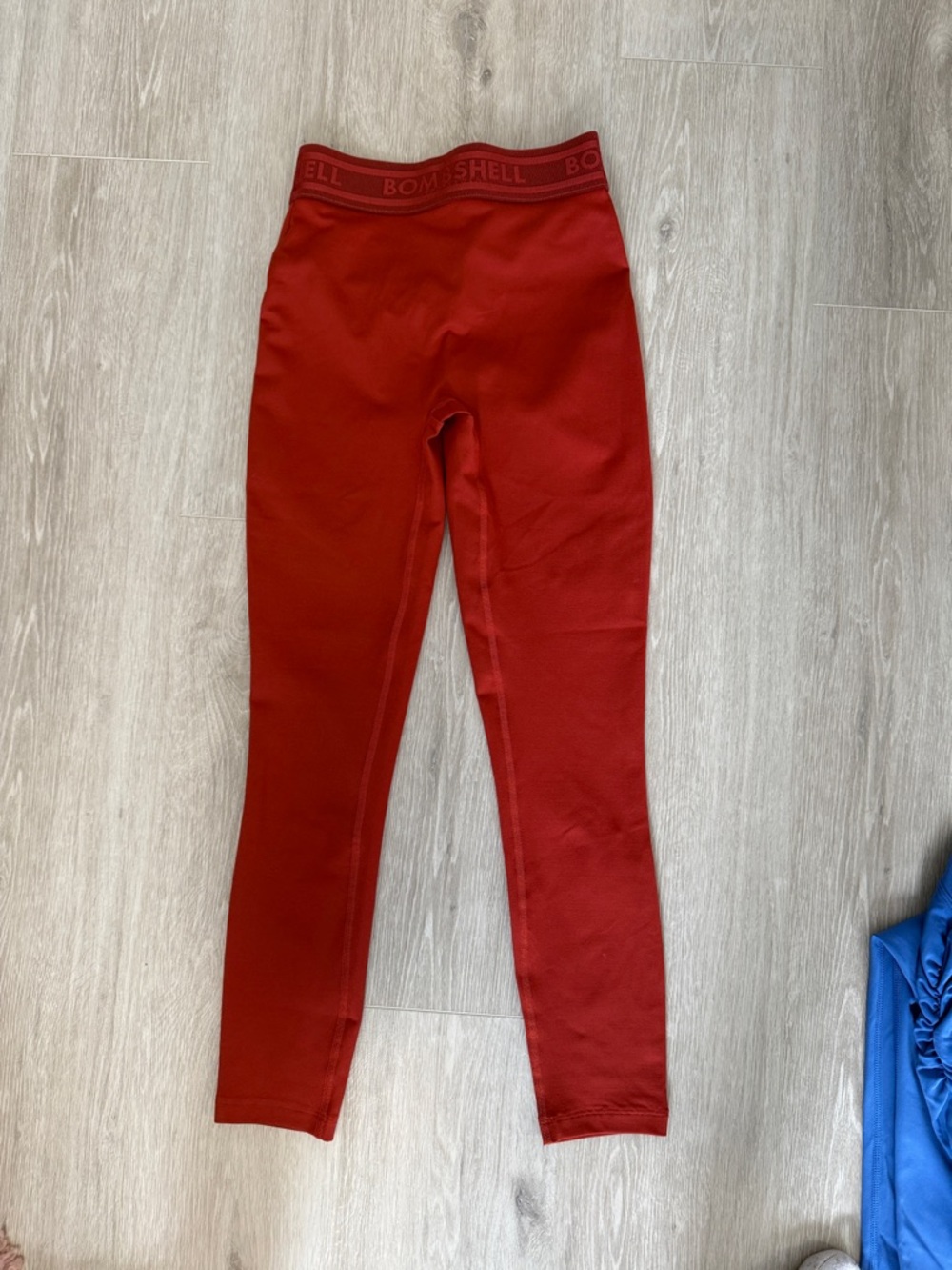 Bombshell Sportswear Red High-Waist Leggings